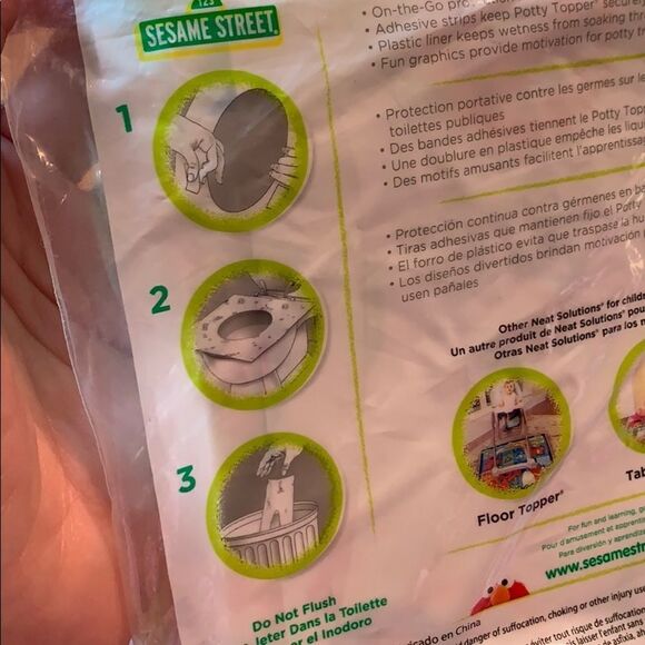 Sesame Street Potty Topper Disposable Seat Cover - Picture 5 of 5